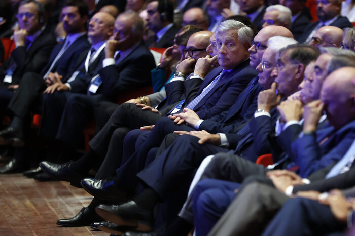 Tajani partecipa all'Assemblea di Confindustria