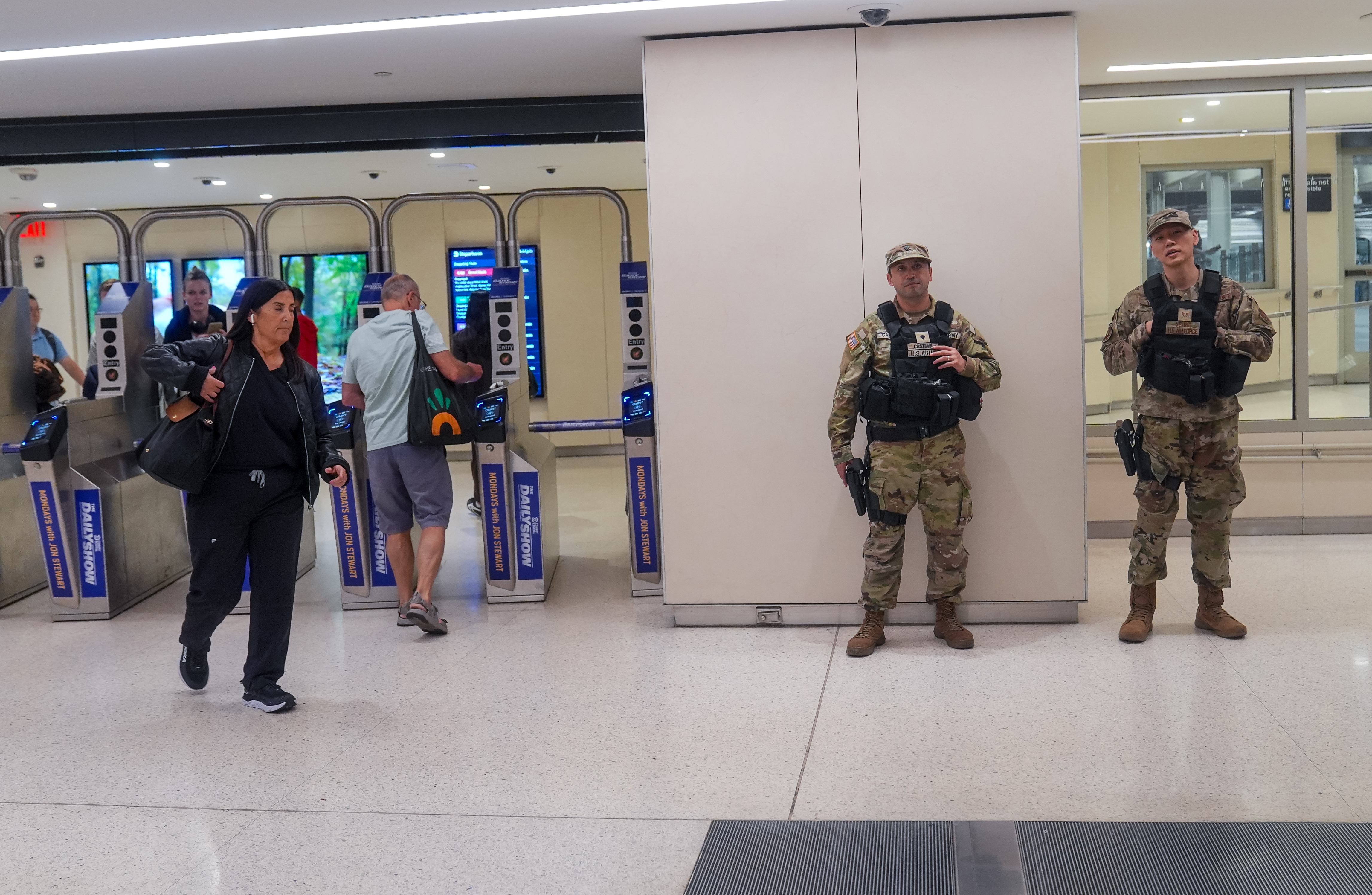 National Guard deployment on New York subway continues