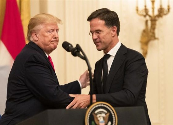 Mark Rutte - Donald Trump