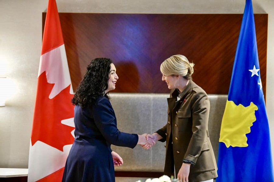 Presidentja Osmani takoi ministren e Punëve të Jashtme të Kanadasë, Mélanie Joly_1