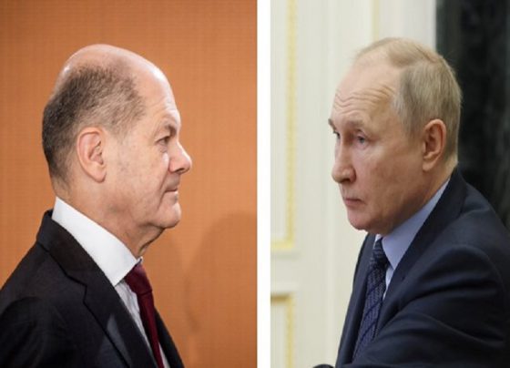 Olaf Scholz - Vladimir Putin