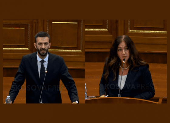 Eman Rrahamni deputet dhe Arbërie Nagavci ministre e Arsimit