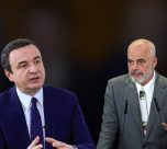 Albin Kurti, kryeministër i Kosovës, Edi Rama kryeministër i Shqipërisë