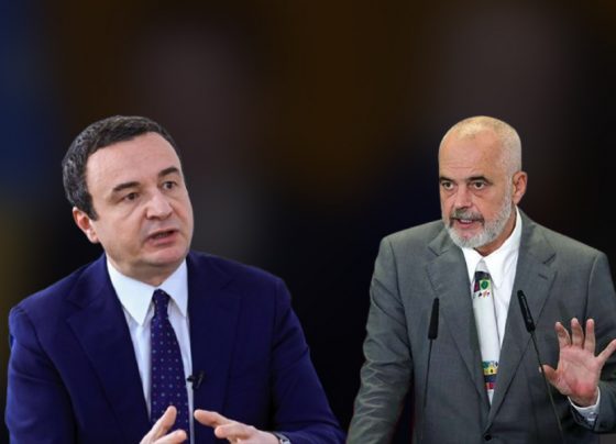 Albin Kurti, kryeministër i Kosovës, Edi Rama kryeministër i Shqipërisë