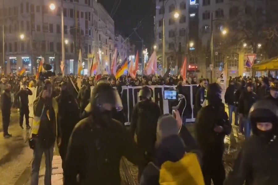 Protesta në Magdeburg