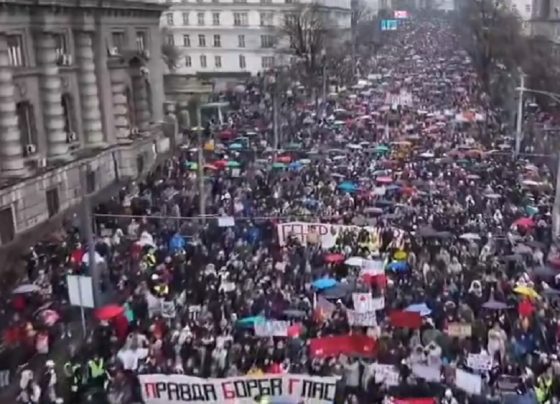 Protesta e greva në të gjithë Serbinë, serish përdoren vetura ndaj studentëve