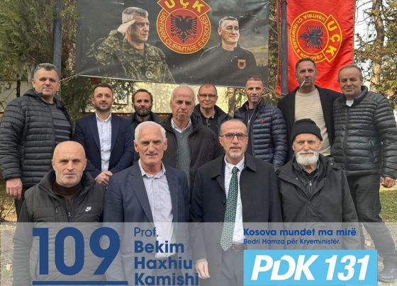 Bekim Haxhiu në Vushtrri: Vetëm me Bedri Hamzën Kosova zhvillohet si shtet