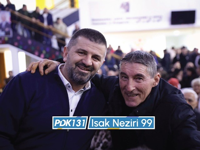 Isak Neziri në fushatë me dy vëllezërit e Kadri Veselit