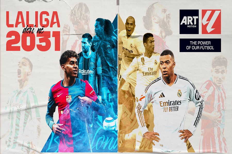 LALIGA një dekadë në Artmotion - Rivaliteti i El Clasico-s vazhdon deri në 2031!