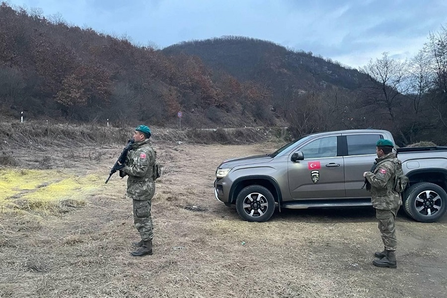 Ushtarët nga Turqia zhvilluan patrullim rutinë në veri