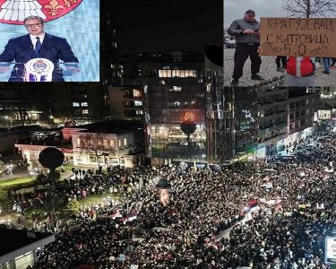 Studentët protesta në Kragujevc, Vuçiq e Dodik miting në Mitrovicën e Sremit