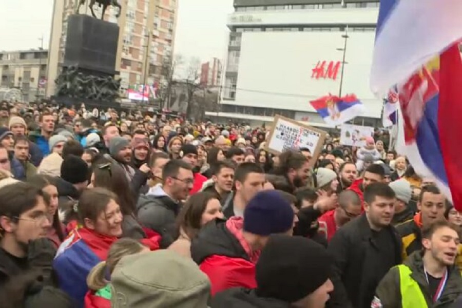 Studentët në Nish nesër në protestë pranë zyrës së RTS