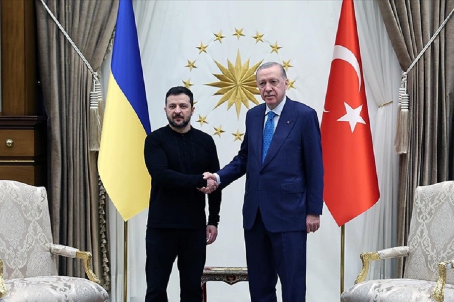 Presidenti Erdogan takohet me homologun ukrainas Zelensky