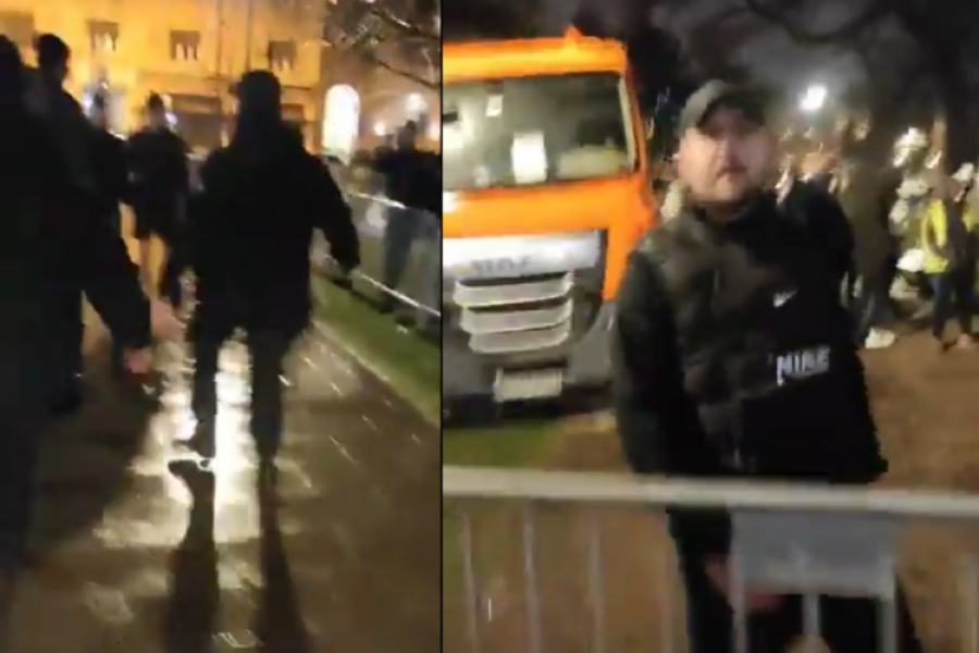 Serbi me prejardhje nga Kosova rrah protestuesit në Beograd, policia s’e arreston