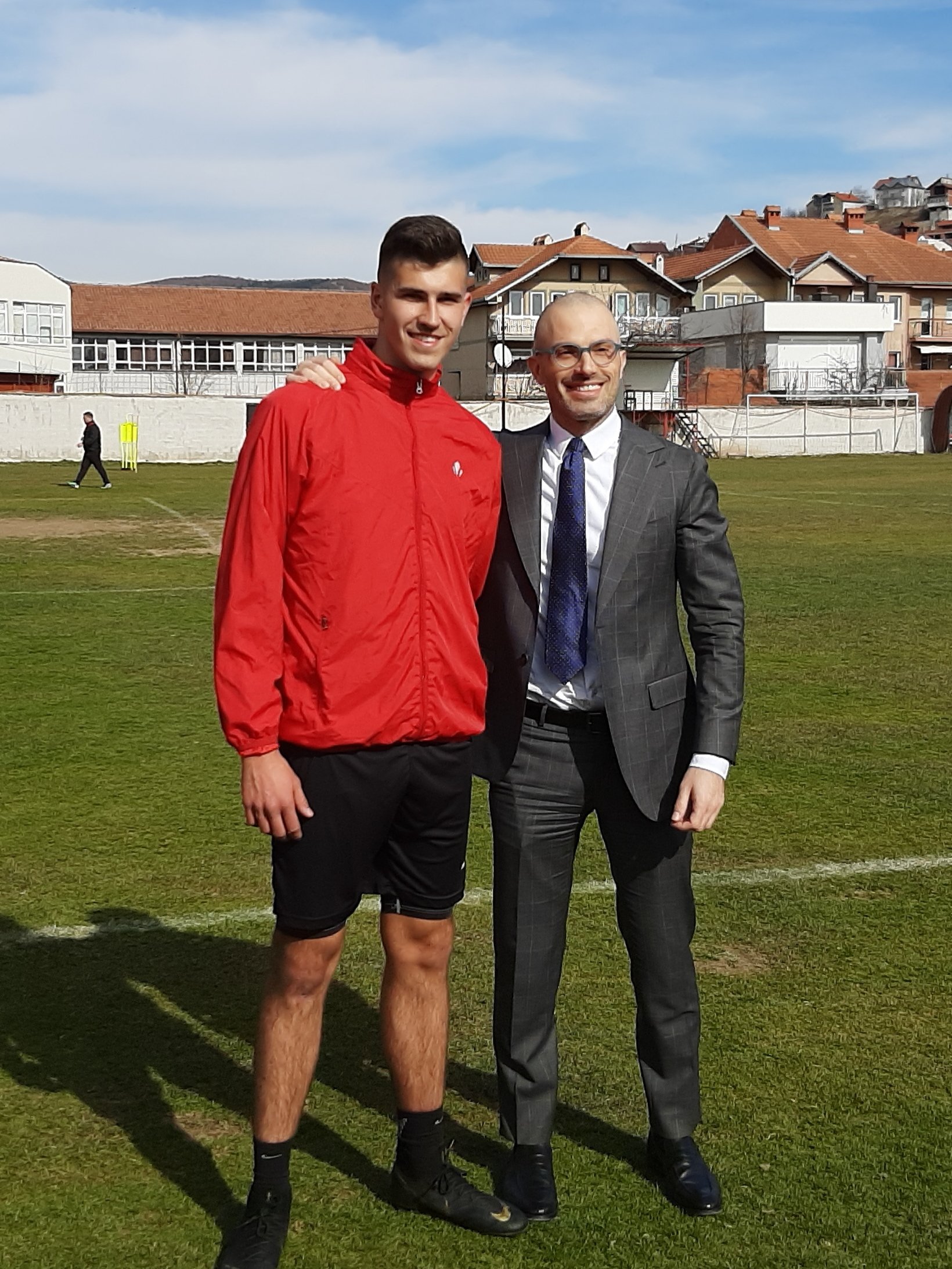 Italian Ambassador visits player Ilija Ivic