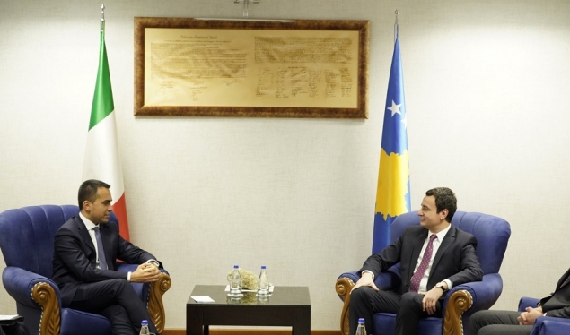 ​Kurti meets with Di Maio