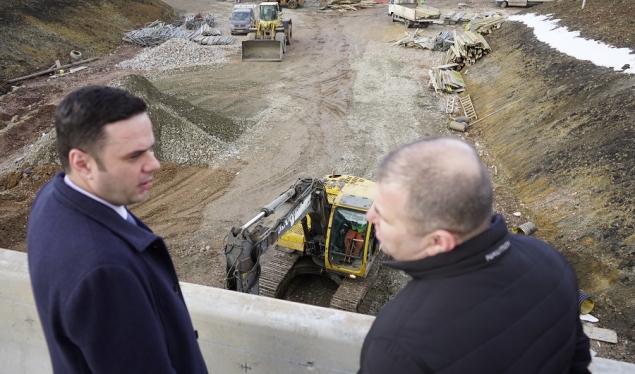 ​Abdixhiku: The roundabout in Veternik will be ready to circulation in the beginning of March