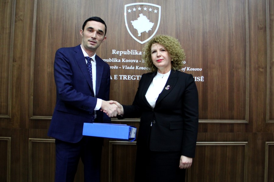 ​Shala officially hands over the office to Rozeta Hajdari