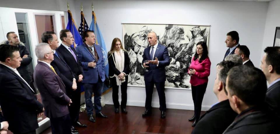 ​Haradinaj meets with compatriots in New York