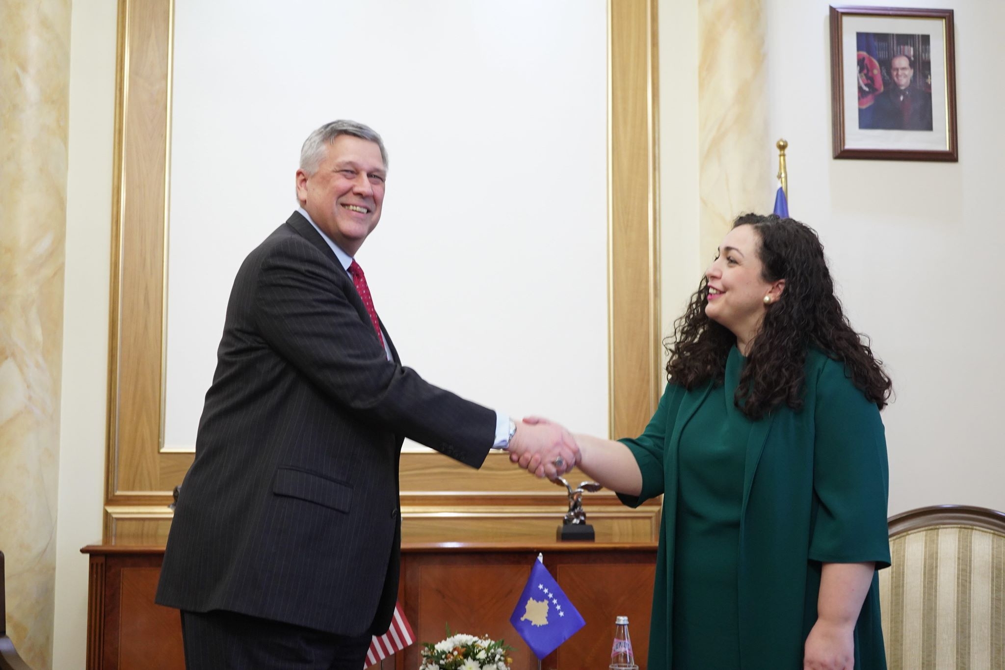 Osmani meets U.S. ambassador