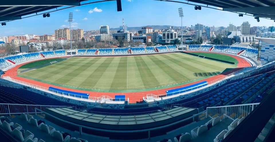 Fantastic, this is how the field of “Fadil Vokrri” stadium looks today