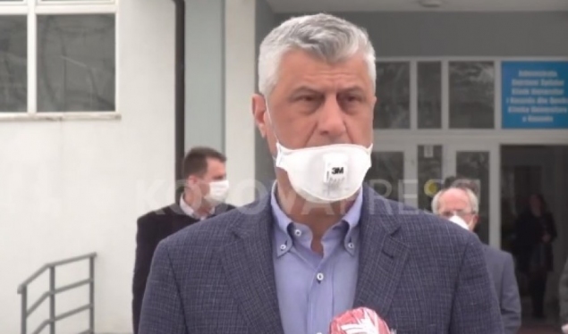 Thaçi at UCCK, appeals to people to follow advises