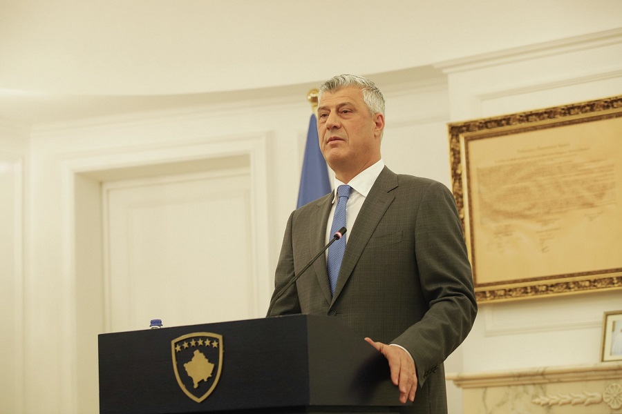 Thaçi: Certain people are interested to disrupt the process of reaching a final agreement with Serbia