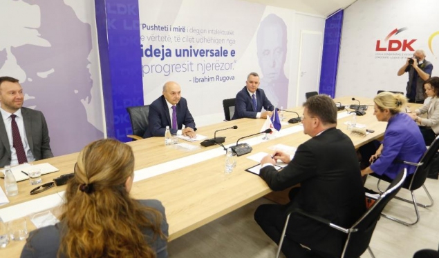 The LDK tells Lajčák that it is interested in concluding the agreement with the mutual recognition