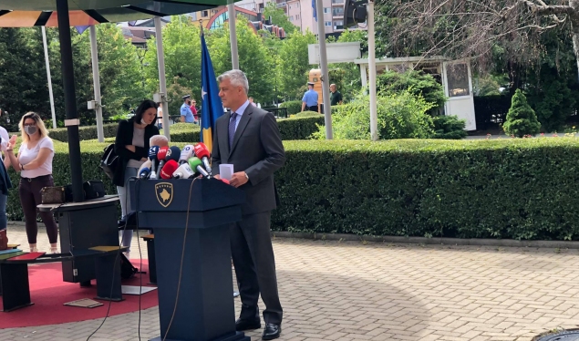 ​Prior to the meeting in Washington, Thaçi vowed not to violate Kosovo’s territorial integrity