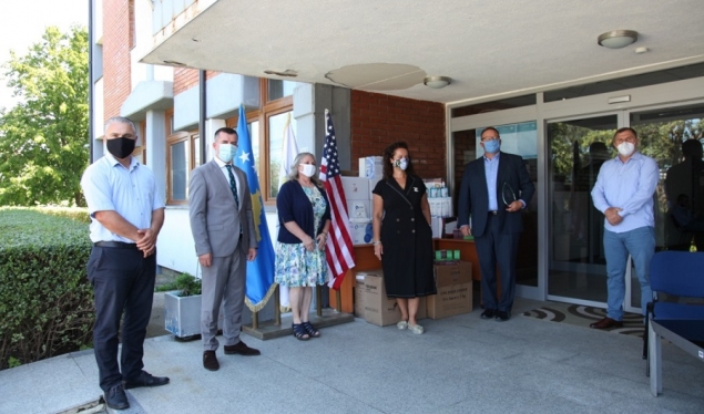 Kosovo Police Inspectorate receives a donation of protective equipment from the U.S. Government