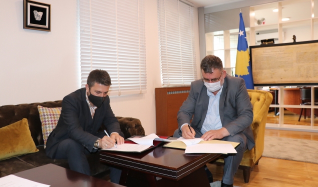 The memorandum that paves the way for Wastewater Treatment Project in Prishtina has been signed