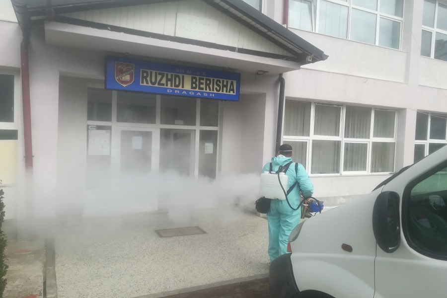 Suspicions about COVID-19, teaching has been interrupted in a school in Dragash