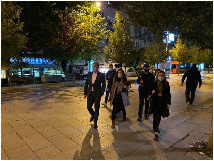 Zemaj together with the Police and the Inspectorate closed several cafes in Prishtina