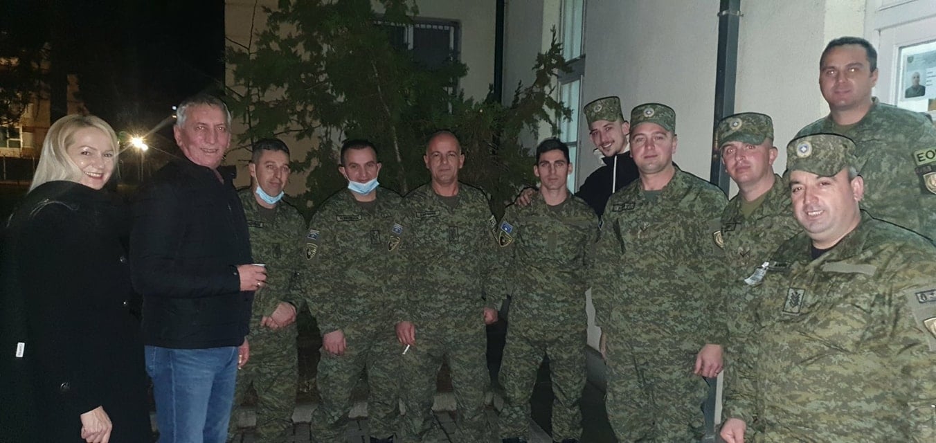 Minister Quni visited KSF soldiers on New Year’s Eve