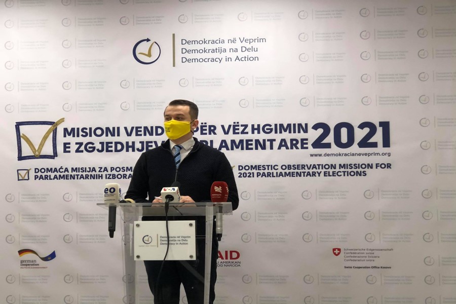 It is required to guarantee free movement throughout Kosovo to all political entities to campaign