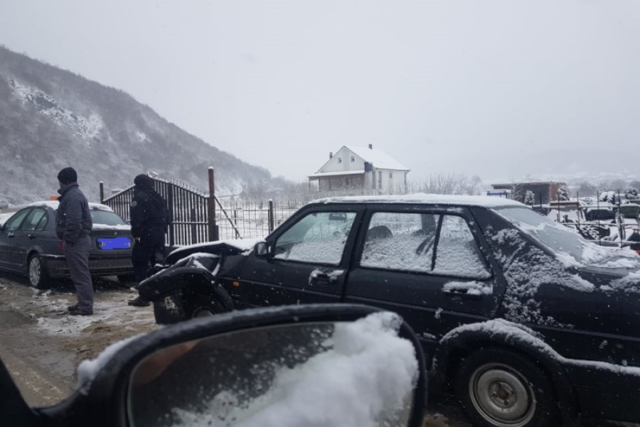 ​A traffic accident in Lupq, Podujeva