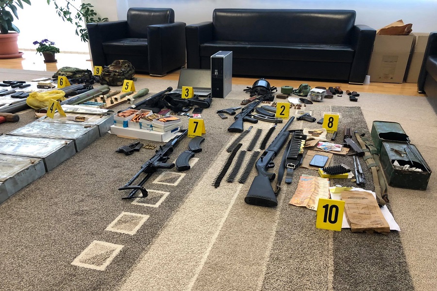 Operation “Storm” – grenades, weapons and 5 boxes of bullets have been seized