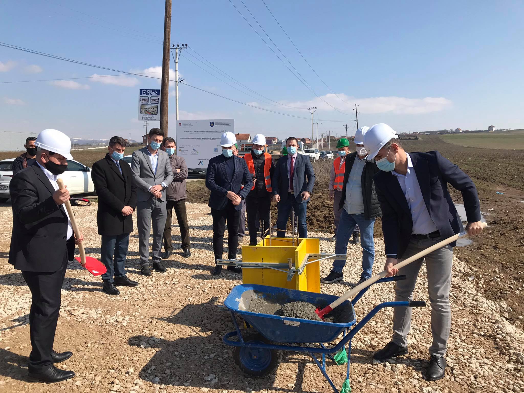 The construction of the water supply system for some villages of Vushtrria begins