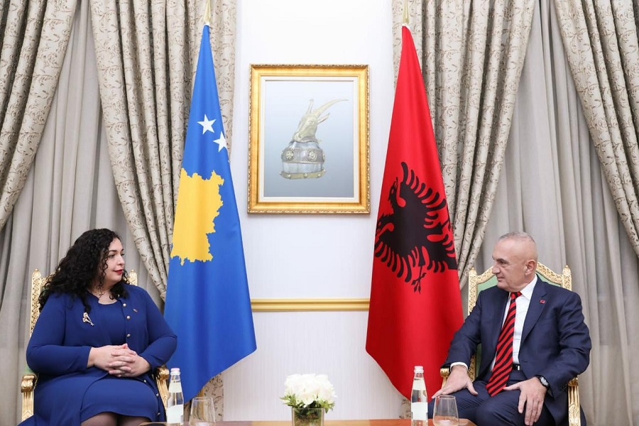 Ilir Meta congratulates Vjosa Osmani on the election of the President of Kosovo