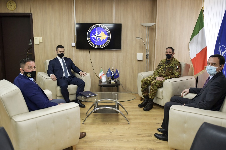 Kurti had an introductory meeting with the KFOR commander