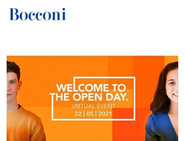 Bocconi University invites students to the virtual meeting for the academic offer