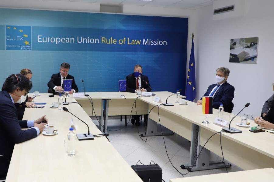 Lajcak briefs EU mission chiefs on upcoming Brussels meeting