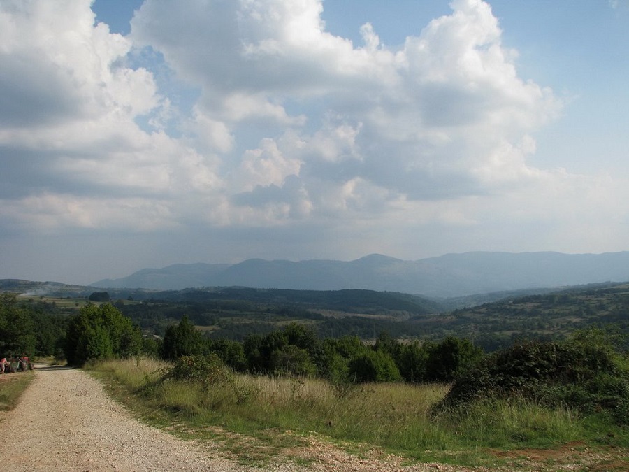 Protests in the village of Muqibaba in Gjilan