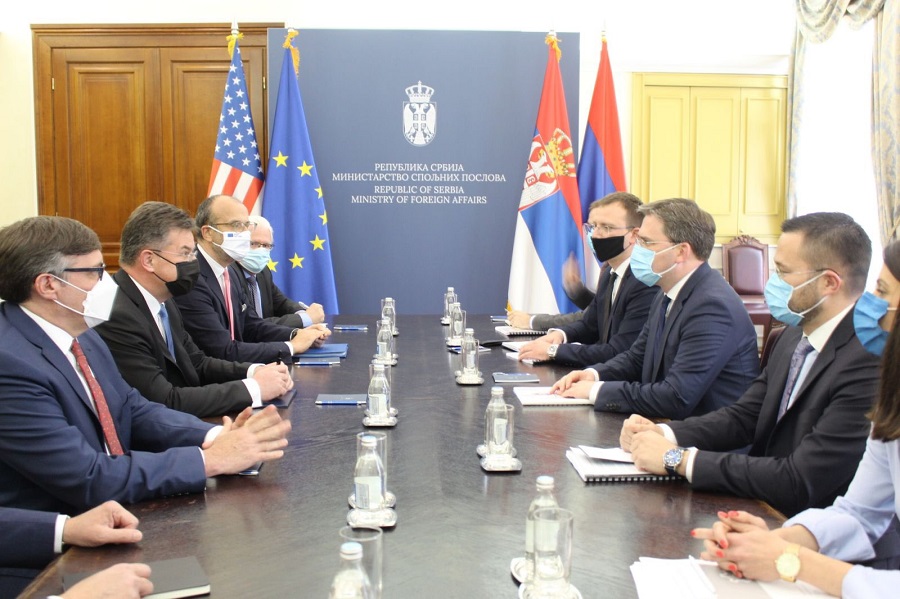 Lajcak meets with Serbian Foreign Minister, they discussed about the dialogue