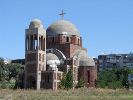 UP reacts after the Serbian liturgy held in the Orthodox Church in Prishtina