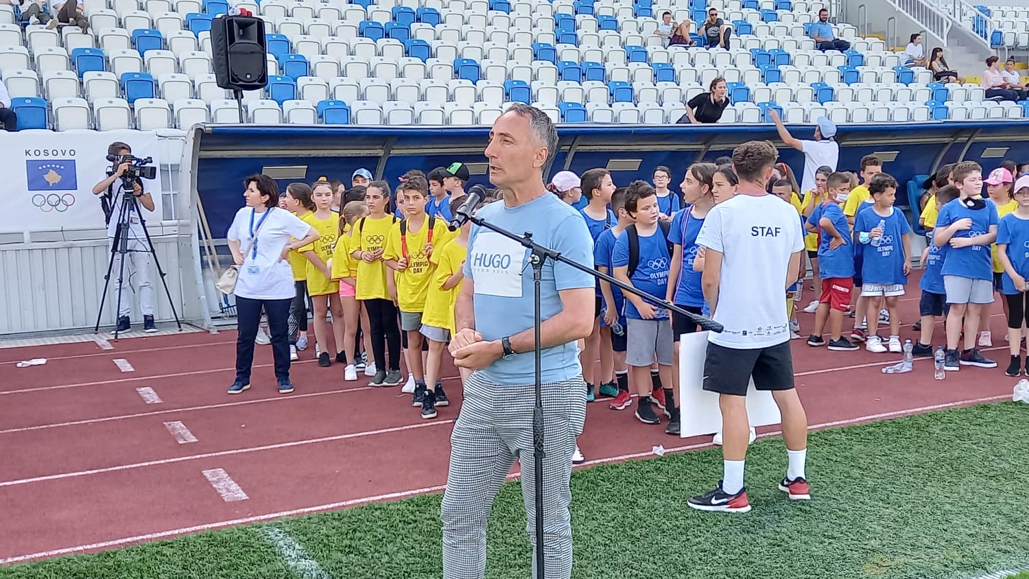 Olympic Day ended with numerous sports activities at the “Fadil Vokrri” stadium in Prishtina