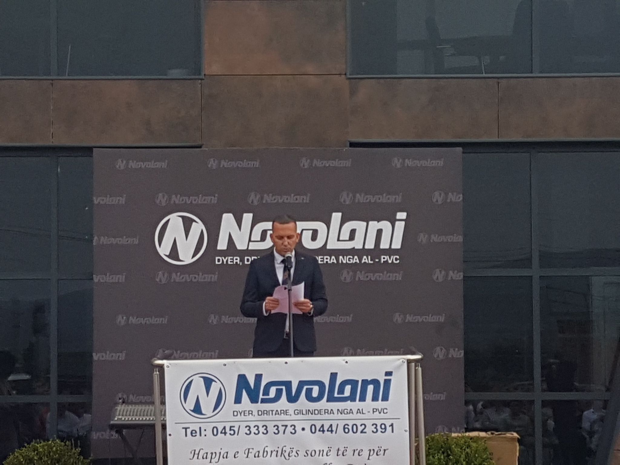 The factory for aluminum and PVC windows and doors production “Novolani” opens in Vushtrria