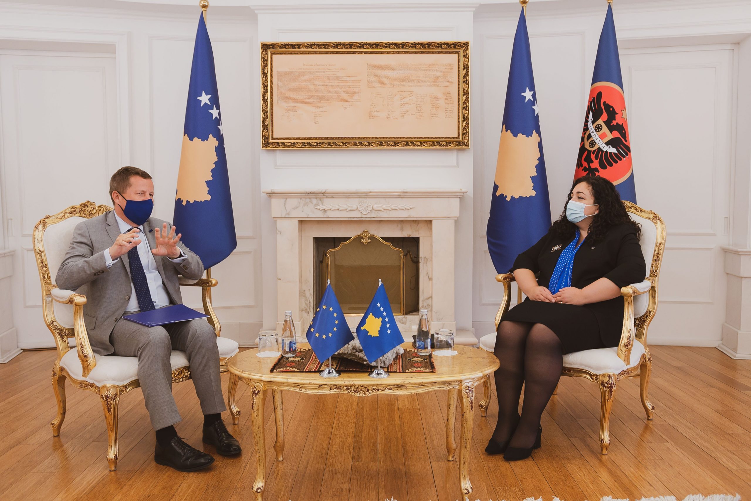 Osmani receives the head of the EU Office, Tomas Szunyog