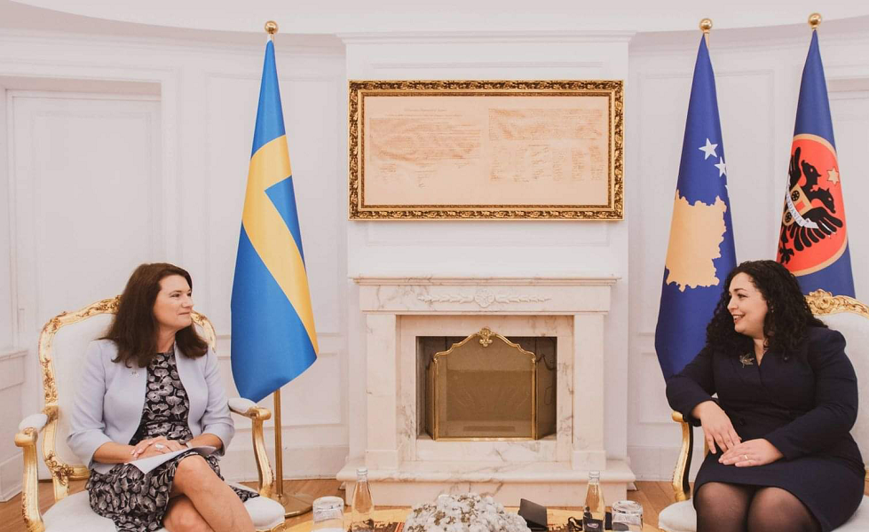 Osmani to Minister Linde: Sweden to influence the advancement of relations between Kosovo and the OSCE