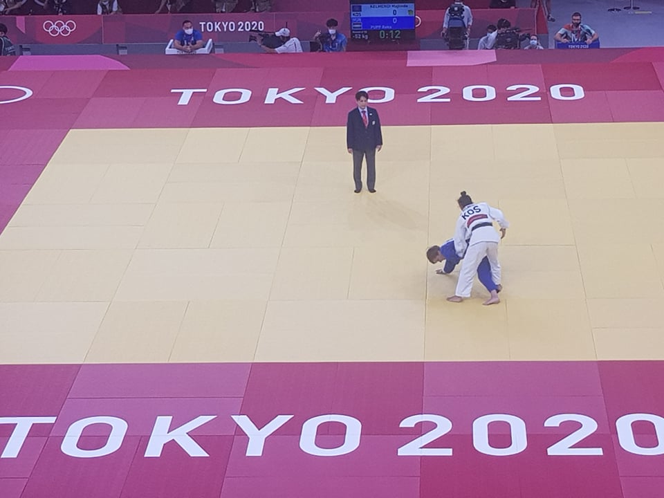 ​Majlinda Kelmendi loses to the Hungarian judoka